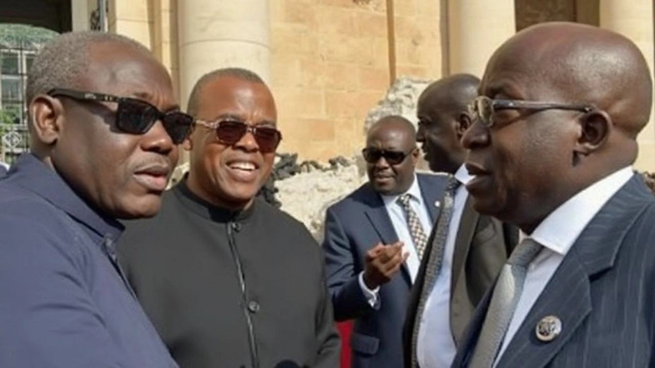 Peter Obi Turns to Tinubu for Fidelity Bank’s N225 Billion Lifeline Amid Rome Papal Ceremony